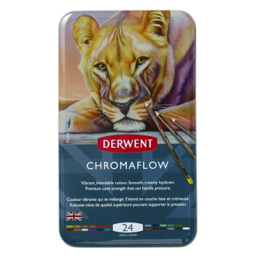 Estojo Lápis de Cor C/24 Chromaflow 2305857 Derwent